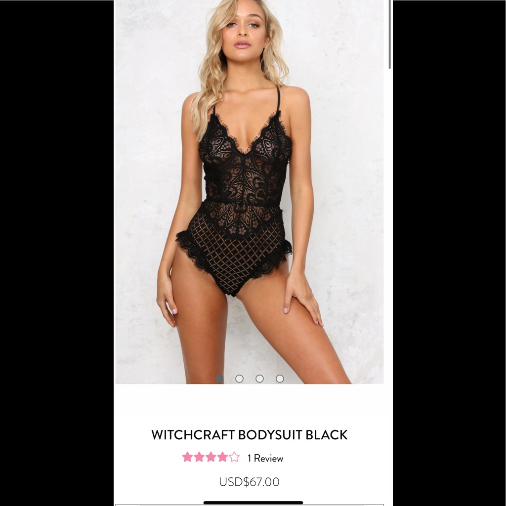 Witchcraft Bodysuit Black